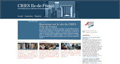Desktop Screenshot of cries-idf.fr